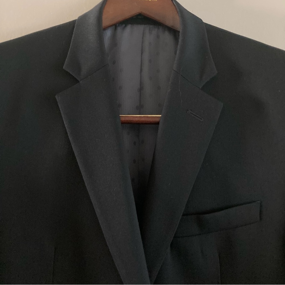 Perry Ellis Two Button Solid Suit Jacket Slim Fit… - image 4